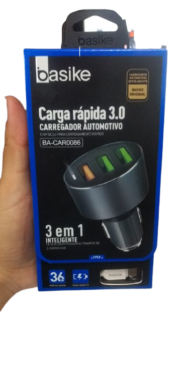  - Carregador de carro    Cod. BA-CAR0086 TIPO C